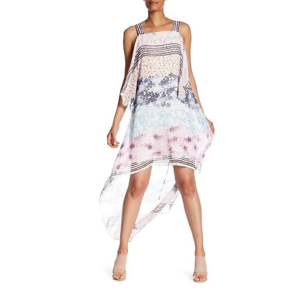 BCBGMaxAzria Dresses & Skirts - BCBGMAXAZRIA Womens Aaric Floral Hi Lo Asymmetrical Dress Size XS